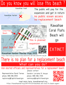 kawaihae beach extinction warning post card